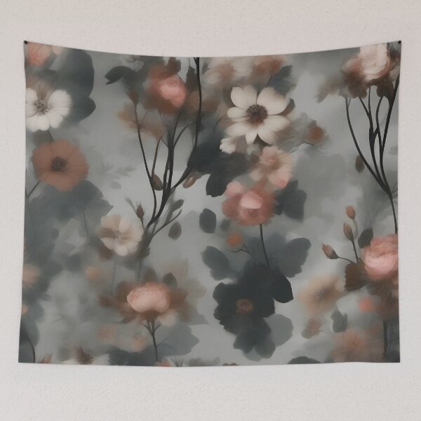 Item preview, Close-Up of Floral Pattern with Opaque Blossoms designed and sold by MrKATORSKI.