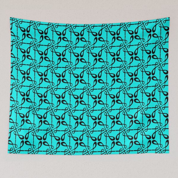 Item preview, An abstract geometric design composed of curved lines forming loops. designed and sold by ElenaHrubes.