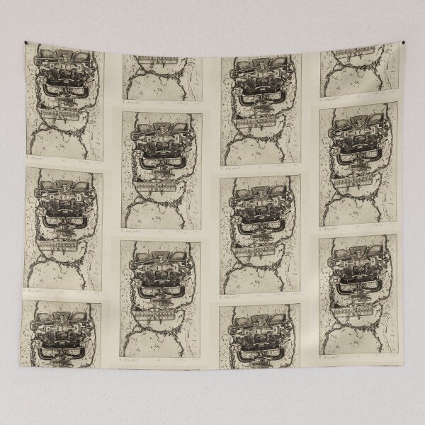 Item preview, Famous Paintings by Eduardo Paolozzi, Eduardo Paolozzi Pop art designed and sold by Bob-Studio.
