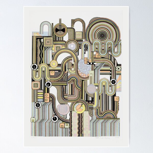 Item preview, Famous Paintings by Eduardo Paolozzi, Eduardo Paolozzi Pop art designed and sold by Bob-Studio.