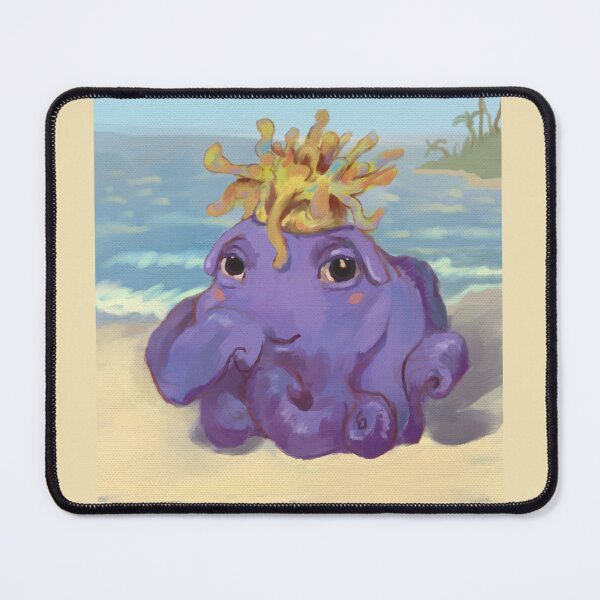 Item preview, Purple Flapjack Octopus By The Ocean Waves designed and sold by anatovas.