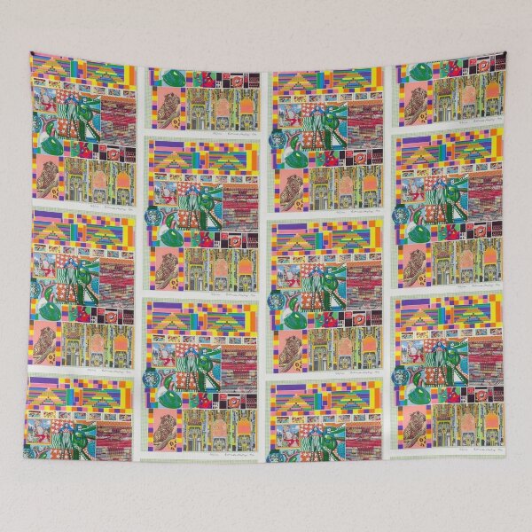 Item preview, Famous Paintings by Eduardo Paolozzi, Eduardo Paolozzi Pop art designed and sold by Bob-Studio.