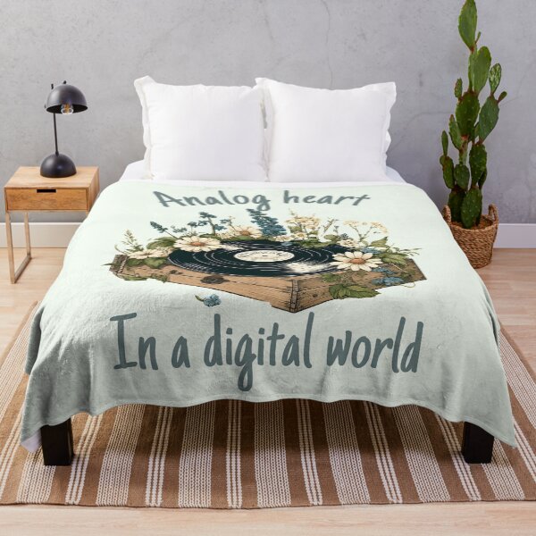 Item preview, Vintage Vinyl Record & Floral Box Art - Cottagecore Aesthetic Design designed and sold by Unitepeople.