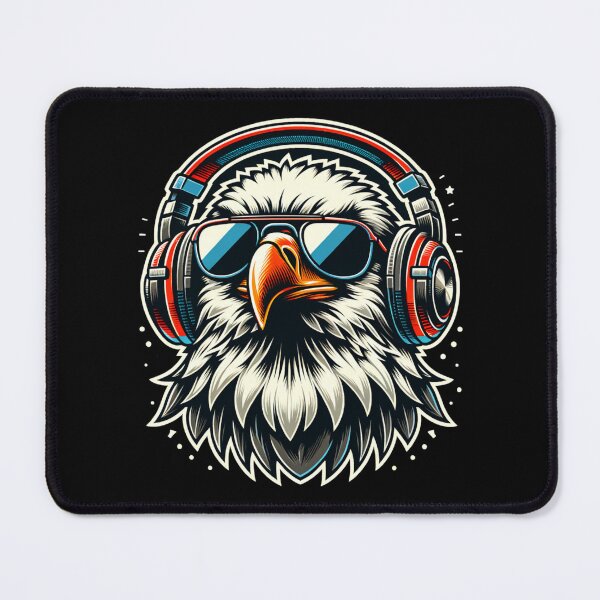 Item preview, Funny Hippy Eagle designed and sold by AnalajiaDesigns.