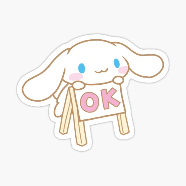 Item preview, Cinnamoroll Sanrio “ok ok”  designed and sold by thetachicorner.