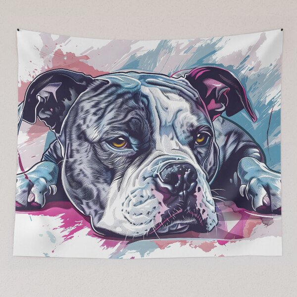 Item preview, American bull lying down designed and sold by winniwinston.