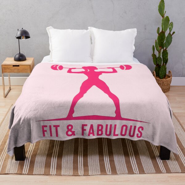 Item preview, Fit & Fabulous Barbell Silhouette designed and sold by Retro Travel Design.