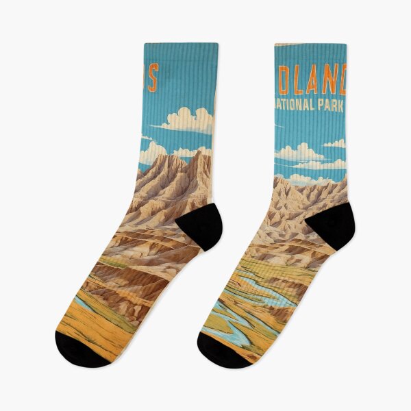Item preview, Badlands National Park USA Vintage Travel Tourism  designed and sold by TravelersGems.