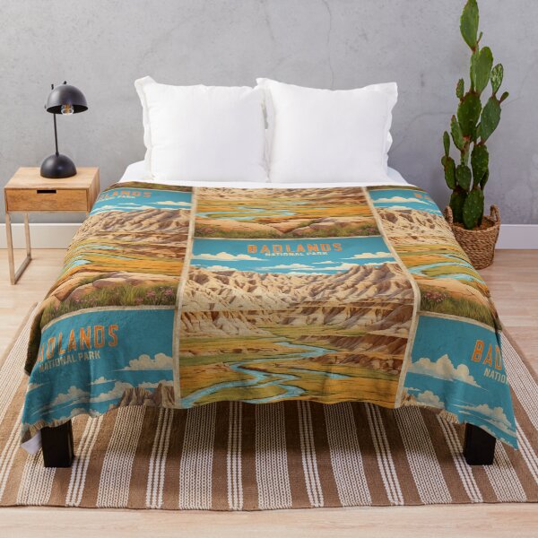 Item preview, Badlands National Park USA Vintage Travel Tourism  designed and sold by TravelersGems.