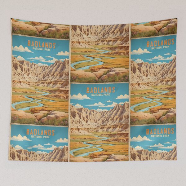 Item preview, Badlands National Park USA Vintage Travel Tourism  designed and sold by TravelersGems.