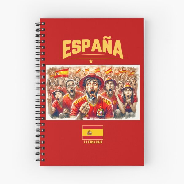 Item preview, Spanish Fans Euro24, sausage on a Fork. Spain designed and sold by Get-Forked.