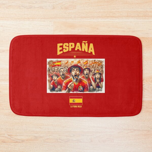 Item preview, Spanish Fans Euro24, sausage on a Fork. Spain designed and sold by Get-Forked.