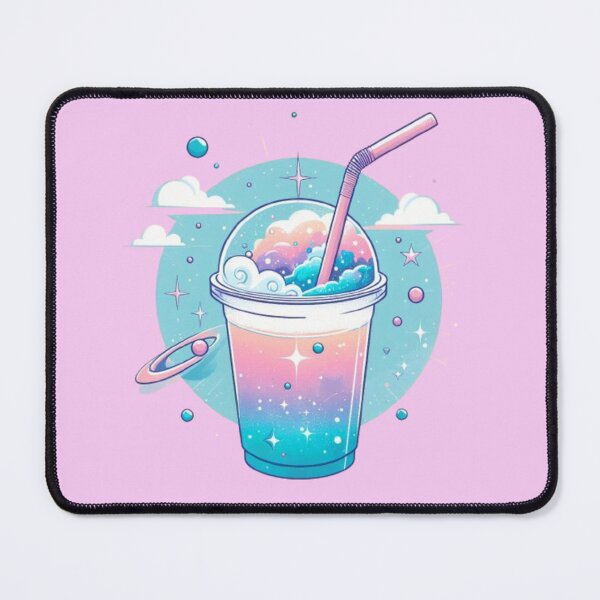 Item preview, An Aesthetic Design of a Cold Drink with a Pastel-Colored Universe designed and sold by StickerStudio27.