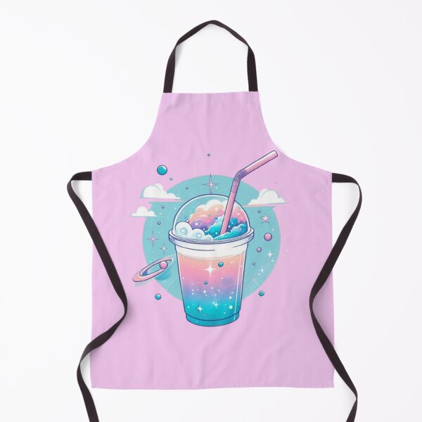 Item preview, An Aesthetic Design of a Cold Drink with a Pastel-Colored Universe designed and sold by StickerStudio27.