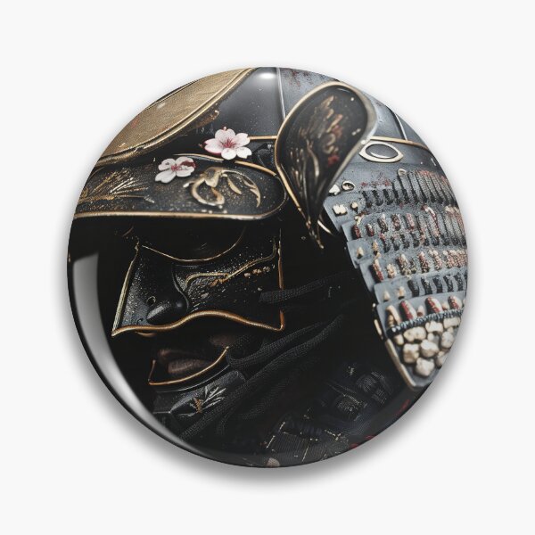 Item preview, Honorable Warrior: Close-up of a Japanese Samurai in Classic Armor designed and sold by Mullet Monkey.