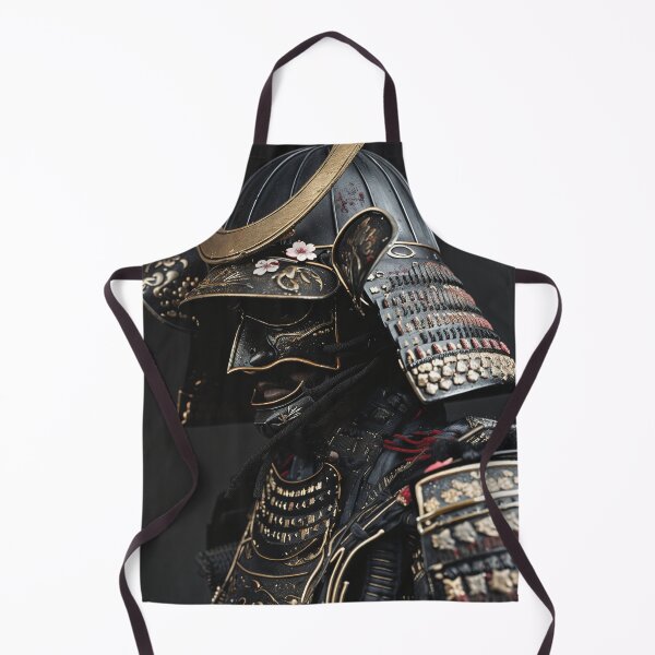 Item preview, Honorable Warrior: Close-up of a Japanese Samurai in Classic Armor designed and sold by Mullet Monkey.