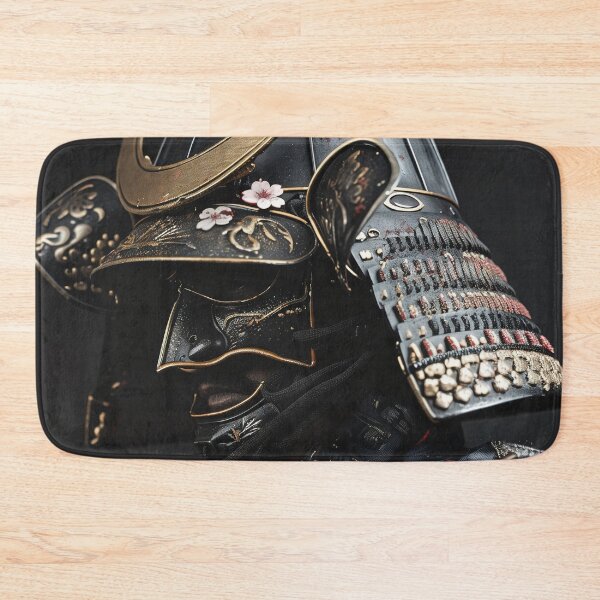 Item preview, Honorable Warrior: Close-up of a Japanese Samurai in Classic Armor designed and sold by Mullet Monkey.
