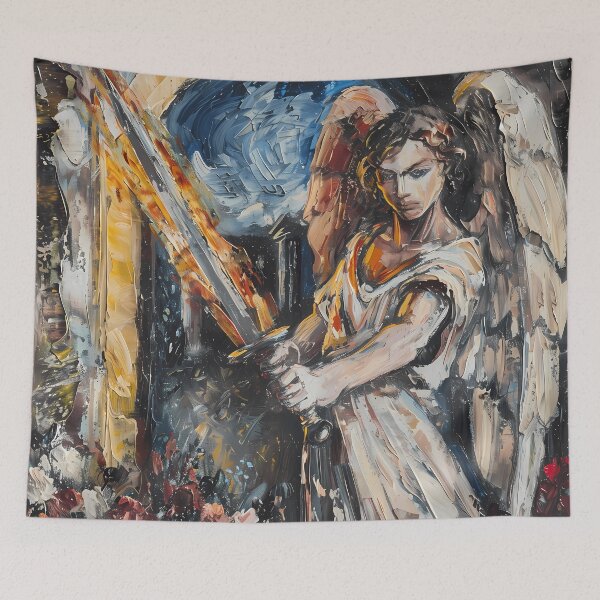Item preview, Guardian Angel of Eden Abstract Art designed and sold by LivingArtClips.