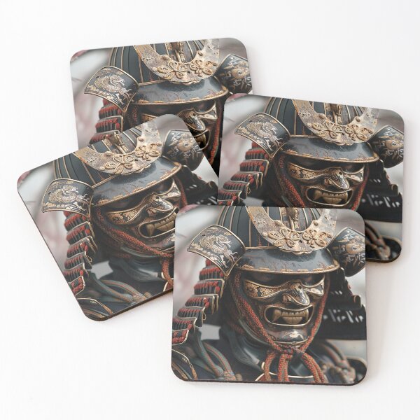 Item preview, Eyes of the Samurai: Detailed Close-up of Traditional Armor designed and sold by Mullet Monkey.