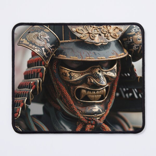 Item preview, Eyes of the Samurai: Detailed Close-up of Traditional Armor designed and sold by Mullet Monkey.