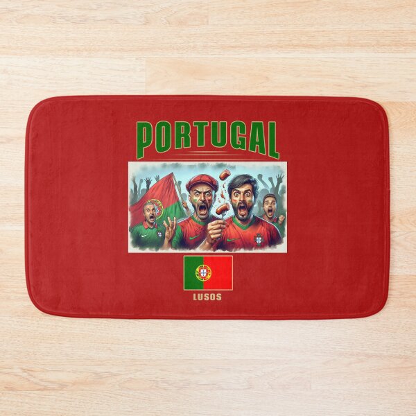 Item preview, Portuguese Fans Euro24, sausage on a Fork. Portugal designed and sold by Get-Forked.