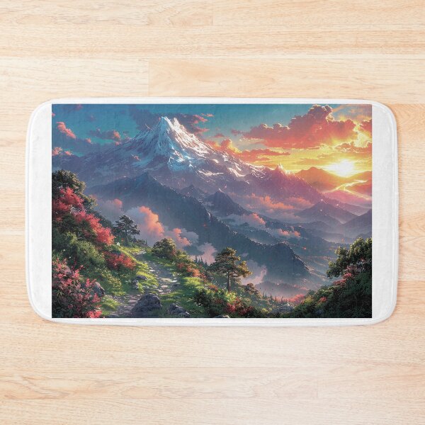 Item preview, Sunrise Hike through Red and Maroon Mountains - A Trendy Adventure designed and sold by Shirtastically.