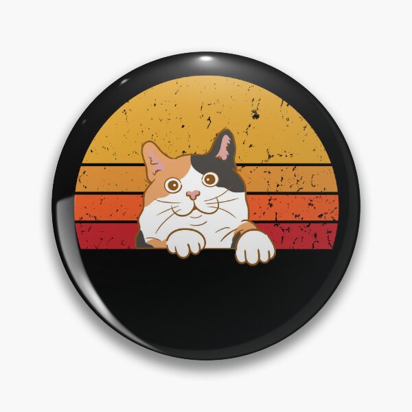 Item preview, Peeking Calico Cat Sunset designed and sold by AussieWonders.
