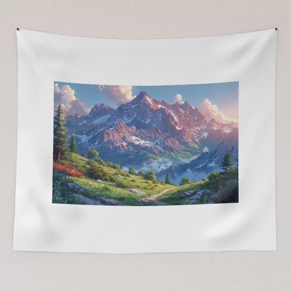 Item preview, Exploring Red Mountains: A Hiker's Dream designed and sold by Shirtastically.
