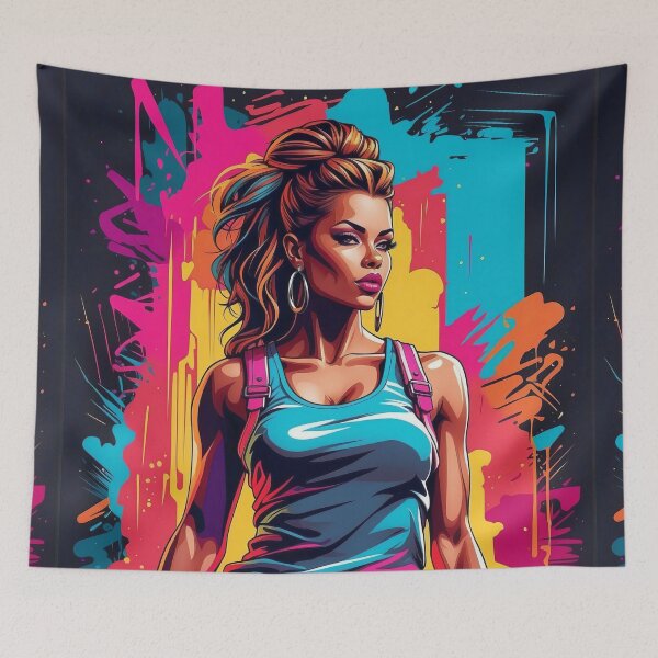 Item preview, Urban Confidence Bold Colours in Street Style Splendour designed and sold by ArtComixHaven.