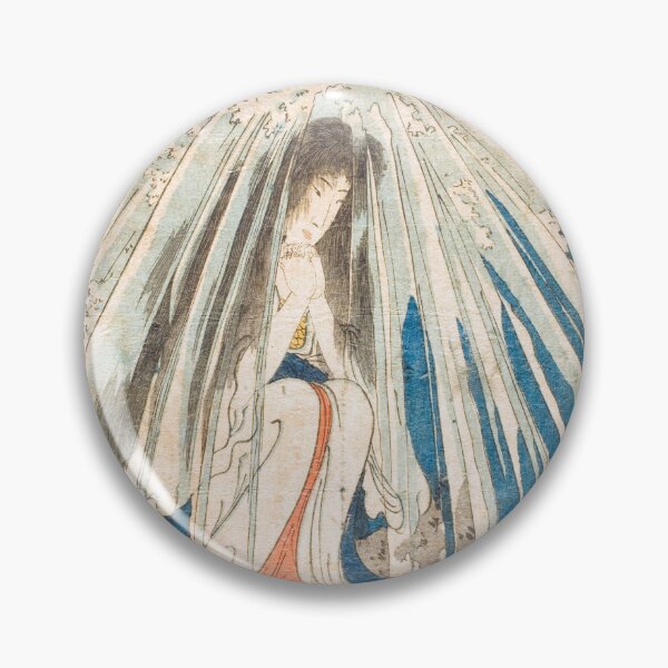 Item preview, Hatsuhana under Waterfall, Utagawa Kuniyoshi designed and sold by Vicky Brago-Mitchell®.