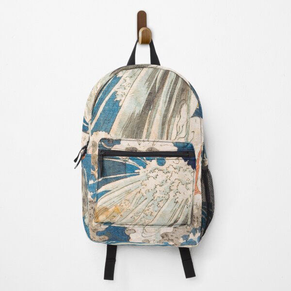 Item preview, Hatsuhana under Waterfall, Utagawa Kuniyoshi designed and sold by Vicky Brago-Mitchell®.