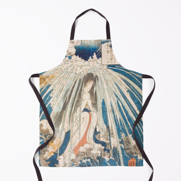 Item preview, Hatsuhana under Waterfall, Utagawa Kuniyoshi designed and sold by Vicky Brago-Mitchell®.