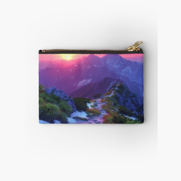 Item preview, Sunrise Hike through Stunning Red and Maroon Mountain Ranges - An Adventurous Journey designed and sold by Shirtastically.