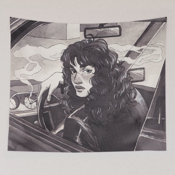 Item preview, Eddie Munson Fan Art designed and sold by EvermoreEsper.