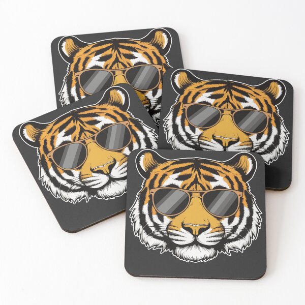 Item preview, Tiger Face Tiger Head With Sunglasses Wild Cat Men Women Tiger Lover -  designed and sold by PurpleLoveStore.