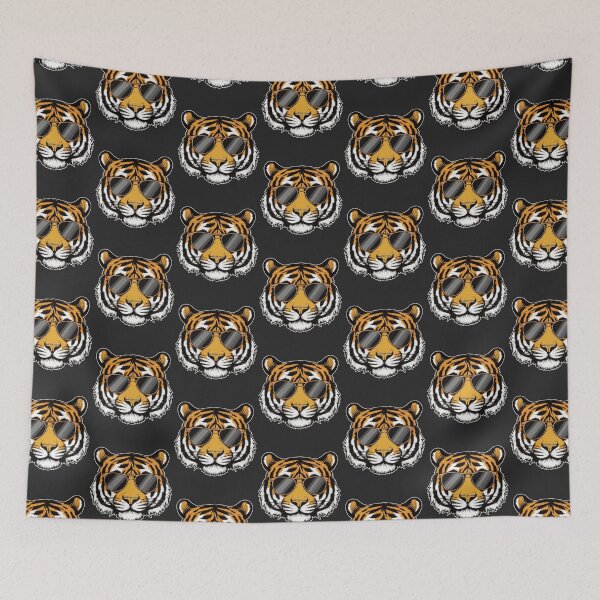 Item preview, Tiger Face Tiger Head With Sunglasses Wild Cat Men Women Tiger Lover -  designed and sold by PurpleLoveStore.