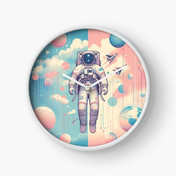 Item preview, Drifting in Dreams: An Aesthetic Design of an Astronaut Floating designed and sold by StickerStudio27.
