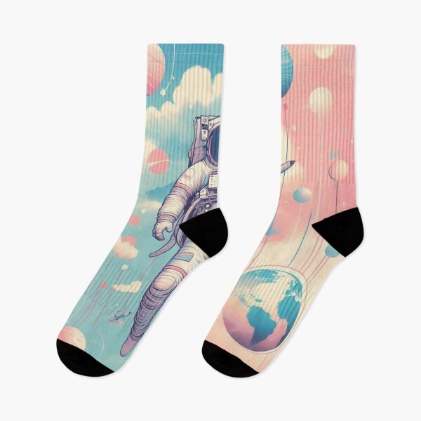 Item preview, Drifting in Dreams: An Aesthetic Design of an Astronaut Floating designed and sold by StickerStudio27.