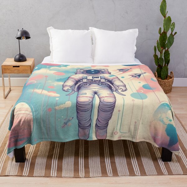 Item preview, Drifting in Dreams: An Aesthetic Design of an Astronaut Floating designed and sold by StickerStudio27.