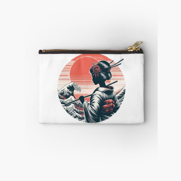 Item preview, Elegance Amidst the Waves: A Japanese-Inspired Art Piece designed and sold by Designowner.