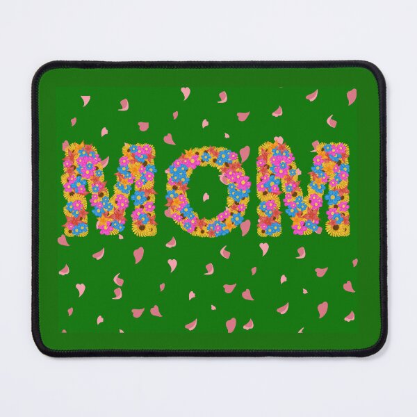 Item preview, .Word mom formed with flowers. designed and sold by LizNaida.