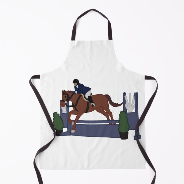 Item preview, Sorrel Hunter/Jumper Steel Blue designed and sold by Abby Art Studio.