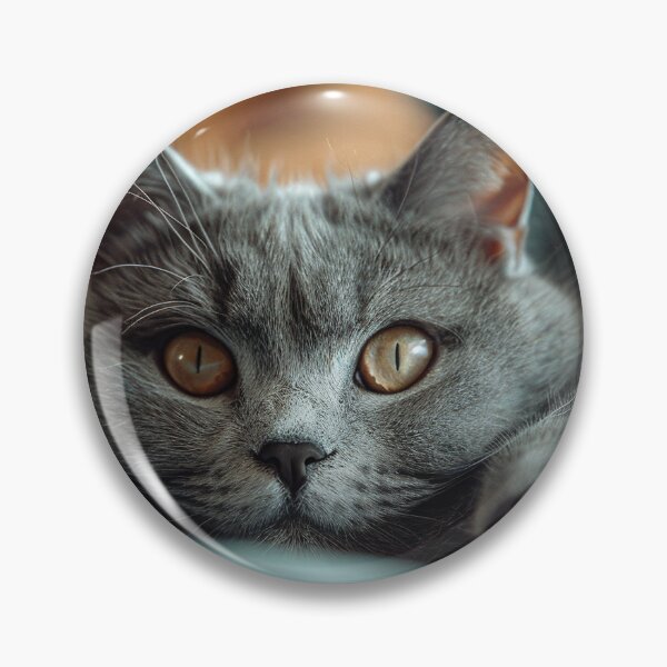 Item preview, Grey Parlour with Trendy Cyan Accents and Relaxed Feline - A Contemporary Scene designed and sold by Shirtastically.