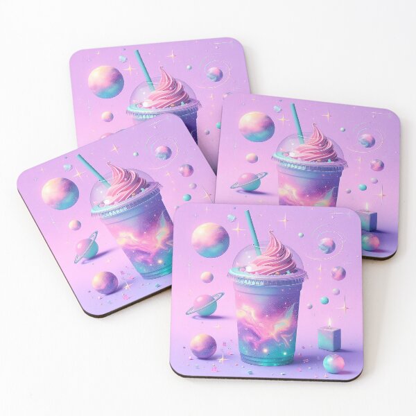 Item preview, Cosmic Quench: An Aesthetic Design of a Cold Drink designed and sold by StickerStudio27.
