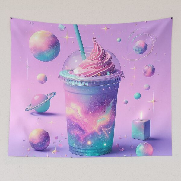 Item preview, Cosmic Quench: An Aesthetic Design of a Cold Drink designed and sold by StickerStudio27.