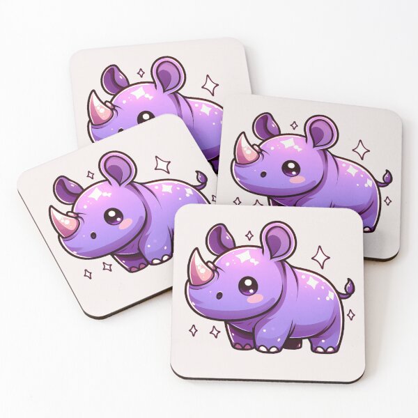 Aperçu de l'œuvre Rhinocéros Kunzite créée et vendue par LemuellTrends.