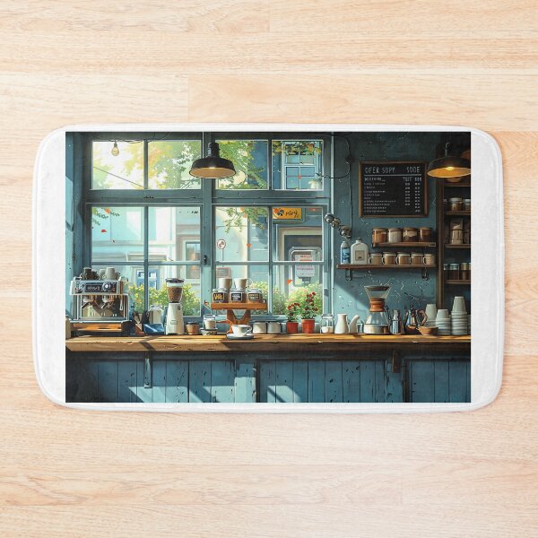 Item preview, Experience the Delights of a Modern Coffee Shop: Steaming Lattes, Cappuccinos, and Expert Baristas designed and sold by Shirtastically.