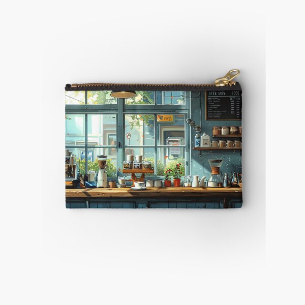 Item preview, Experience the Delights of a Modern Coffee Shop: Steaming Lattes, Cappuccinos, and Expert Baristas designed and sold by Shirtastically.