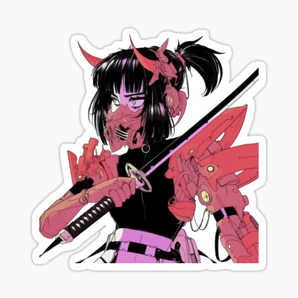 Artikel-Vorschau von Cyber Samurai, designt und verkauft von FuzzyMinds.
