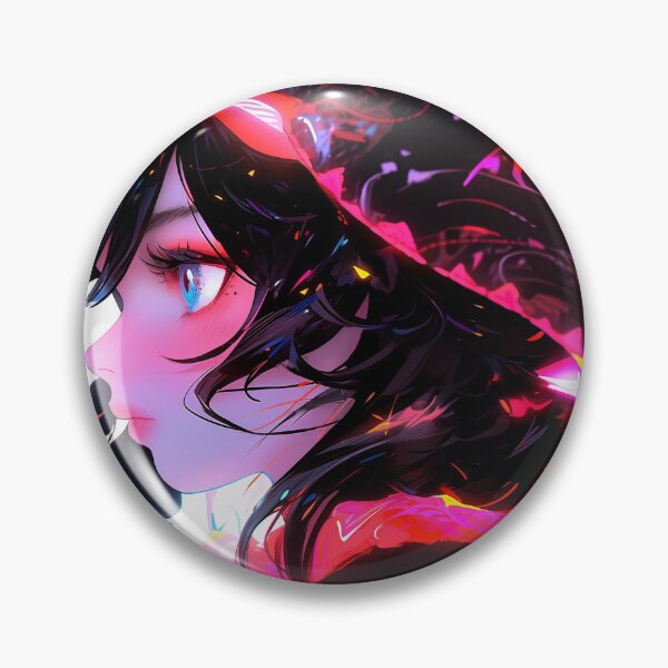 Item preview, Luminescent Neon Contrast Anime Girl designed and sold by bubblegoth.
